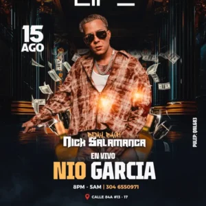 NIO GARCIA EN L1FE / B-DAY BASH NICK SALAMANCA - GENERAL
